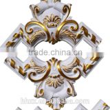 Golden Silver Classical veneer decoration PU accessories for ceiling and wall