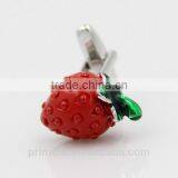 PRIMERO 2015 Jewelry Acrylic Cufflink French Shirt Romantic Strawberry Cufflinks thumbnail-3
