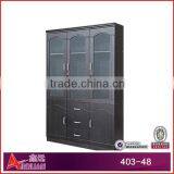 403-48 Modern Bookcase With Glass Doors Models thumbnail-1