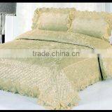 New Design Velvet With Lace Bed Set for Home Textile