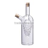 Borosilicate glass oil and vinegar bottle, 300ml.