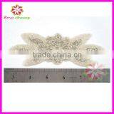 Wholesale Bridal Rhinestone Appliques ,Rhinestone Bridal Applique,Bridal Sash Applique thumbnail-1