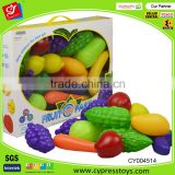 Hotselling Kitchen Funny Fruits And Vegetables Food Playset for Kid