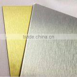 3mm Brush Aluminum Composite Panel for Decoration With Good Quality but Low Price (ACP)
