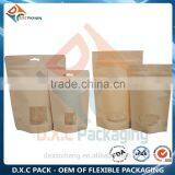 Biodegradable Rice Paper Stand Up Pouch With Window For Snack Food thumbnail-4