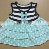 Persnickety Baby Girls 100% Cotton Ruffle Tops With Tank Sleeves thumbnail-5