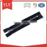 Heavy Duty End Close Y Teeth Silver Metal Zipper for Luggage thumbnail-1