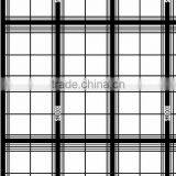 100% Polyester Taffeta Black White Check Fabric thumbnail-1