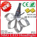 Led Chip Accessories 20w 12v 6500k Power Headlight Led Bulbs, P13 Bulb Socket for Jetta thumbnail-1