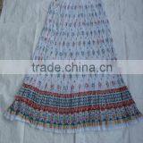 Cotton Printed Ladies Long Skirts for 2014 New thumbnail-1