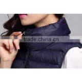 Womens' Warm up Jacket High Collar Vest Sleeveless Jacket for Women thumbnail-6
