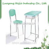 Height Adjustable Office Table Desk Metal School Desk With Chairs School Furnture Folding Student Chair Desk thumbnail-1