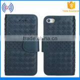 High Quality Mobile Phone Leather Case For Tables,Woven Pattern Fancy Wallet Leather Case For Samsung Galaxy Tab thumbnail-4