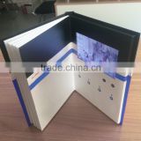 high-end and creative 5 inch lcd video book ,video booklet ,video brochure with 650mAh Lithium Battery