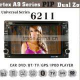 6211 6.2inch HD 1080P BT TV GPS IPOD car dvd radio