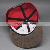 WHOLESALE PU LEATHER LOGO BRIM SNAPBACK HAT CUSTOM LOGO thumbnail-4