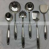 High Quality Food Grade 7pcs Stainless Steel Handle Silicone Kitchen Tools,cooking Utensil