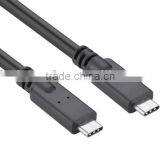 highest speed USB TYPE-C 3.1 Gen1 cable assembly in black/white for table PC