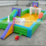 new design inflatable basketball sports field