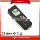 Dual Input Digital Differential Manometer With LCD Display, -55 to 55" H20 Measuring Range, 0.01" Resolution, Battery Operated