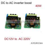 dc ac Boost Step up Power Supply Module 12V to ac 220V High Frequency 40W for Efficient Lightbulb
