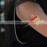 National Flags Tatoo 2016 UEFA Soccer Team Tempoary Hand Tattoos thumbnail-4