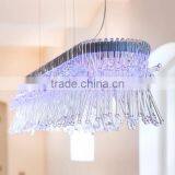 7.22-1 Drawing Crystal Droplets Rectangle Ice-crystal LED Lights Transparent Modern Decorative Lighting Quality Choice