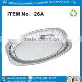 packaging aluminium foil tray serving oval fish pan medium size oval roast tray 20A
