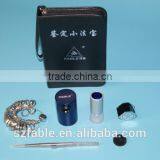 Fable Mini Gem & Jewelry Testing Pocket Diamond Toolkit With 8 Identifying Instruments FDM-6