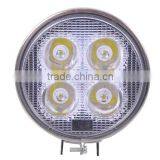4 LED Rounded Auto Spot Light 12v / 24v Highlight