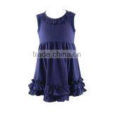 Latest Designs Summer Autumn 95% Cotton Ruffle Sleeveless Girls Clothing 2016 Baby Dress thumbnail-2