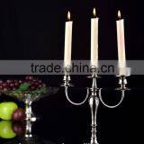 Nickel Plated 5-Lite Candelabra In Different Finishing Gold,Silver,Pink And So On