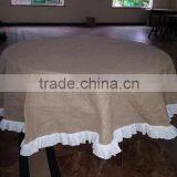 100% Jute Tablecloth for Weeding thumbnail-1
