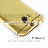 24ct gold shiny finished gold housing for HTC One m8 Housing in gold