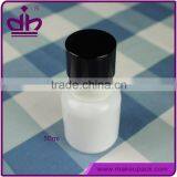 White Skin Care Cylinder Glass 50ml Pump Lotion Bottle