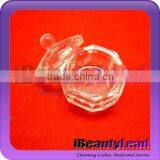 Hot Sale Glass Nail Container Acrylic Liquid Container Powder Container