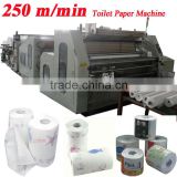 250m Speed Laminating Printing High Speed Automatic Toilet Paper Roll Making Machine