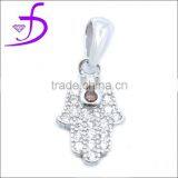 Wholesale 925 sterling silver hand of fatima pendant