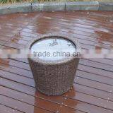 Garden Stackable Single Seat Rattan Sofa Set For Sale thumbnail-5