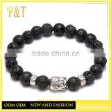 Fashion Stainless Steel Religous Jewelry Silver Jesus Cross Charm Bracelet thumbnail-2