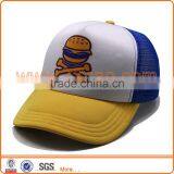 Blank 5 Panel Trucker Foam Mesh Cap Custom Logo Snapback Trucker Hat thumbnail-1