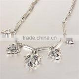 925 Sterling Silver Original Necklace Crystal Cicada Dangle Necklace Wholesale Unisex Necklace thumbnail-4