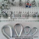 Marine wire rope thimbles, cable clips, lifting chain shackles