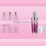 WY0881 2016 Hot Selling Flower Series Lotion Bottle, Acrylic Cream Bottle With Carve Flowers Top thumbnail-2