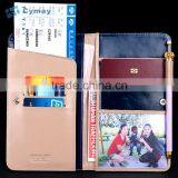 Passport Holder With Botton and Zipper thumbnail-1
