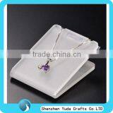 Stylish Design White Acrylic Jewelry Holder Acrylic Necklace Ring Holder thumbnail-1