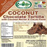 COCONUT CHOCOLATE TORTILLA CHIPS 100g