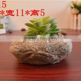 small stone flower pot stone crafts