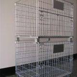 Folding Galvanized Wire Mesh Container thumbnail-3