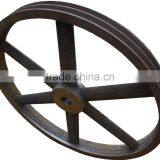 2v-8v 100-1000mm Cast Iron V Belt Pulley,wholesale Steel Iron V Pulley Six Spoke Customized